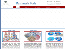 Tablet Screenshot of dashmeshfoil.com